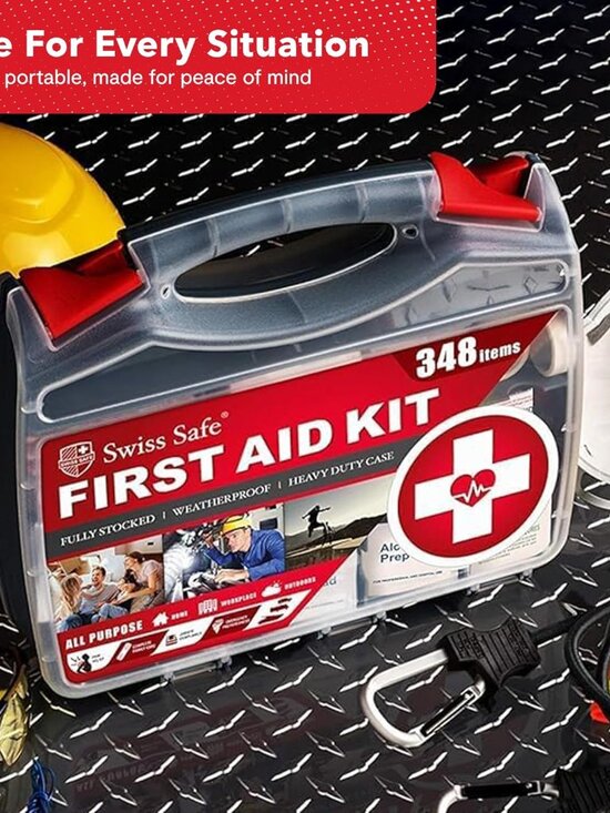 2-in-1 First Aid Kit for Car, Travel & Home, Businesses - Bonus Mini Kit for Med - Picture 9 of 9